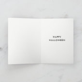 Kinderen Halloween Kaart (Binnen)