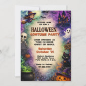 Kinderen Halloween Kostuum Feest Spoken Cute Kaart (Voorkant)