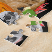 Kinderen Halloween Legpuzzel (Zijkant)