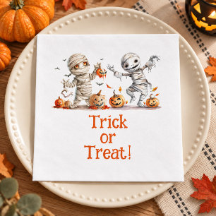 Kinderen Halloween Mummie Pompoenen Feestservetten Servet