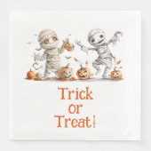 Kinderen Halloween Mummy Pumpkins Party Servetten (Voorkant)