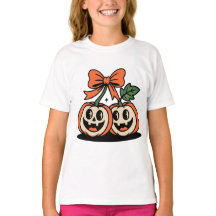 Kinderen Halloween Pompoen Duo T-Shirt