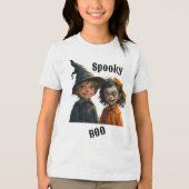 Kinderen Halloween T-Shirt – Spooky Fun (Voorkant)