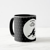 Kinderen Halloween Verjaardag Heks Mok (Voorkant links)