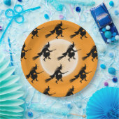 Kinderen Halloween Verjaardag Heks Papieren Bordje (Feest)