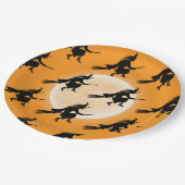 Kinderen Halloween Verjaardag Heks Papieren Bordje (Gekanteld)