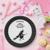 Kinderen Halloween Verjaardag Heks Papieren Bordje (Feest)