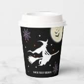 Kinderen Halloween Verjaardag - Little Witch Papieren Bekers (Achterkant)