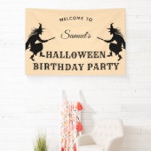 Kinderen Halloween Verjaardag Welkom Banner (Insitu)