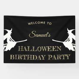 Kinderen Halloween Verjaardag Welkom Spandoek