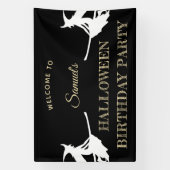 Kinderen Halloween Verjaardag Welkom Spandoek (Verticaal)