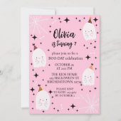 Kinderen Halloween Verjaardagsfeest Geesten Licht Kaart (Voorkant)