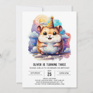 Kinderen Hamster Funland Verjaardag Kaart