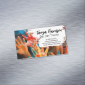 Kinderen Hand Schilderen | Kunst Ambacht Magnetisch Visitekaartje (Voorbeeld)