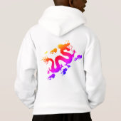 Kinderen Hanes ComfortBlend® Hoodie KANJI FREEDOM (Achterkant)