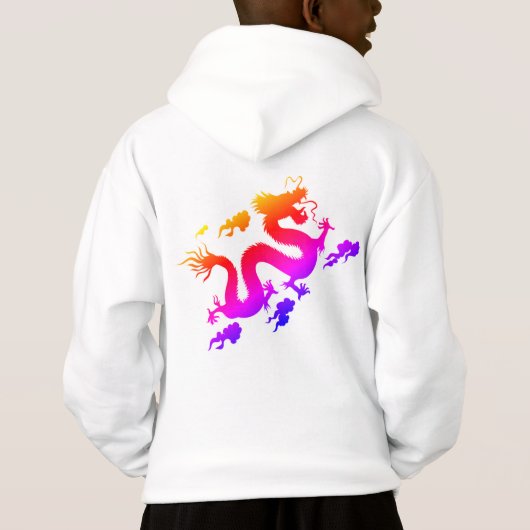 Kinderen Hanes ComfortBlend® Hoodie KANJI FREEDOM (Achterkant)