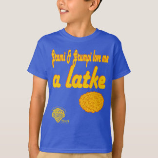 Kinderen Hanukkah-shirt - "Grami & Grumpi houden v T-shirt