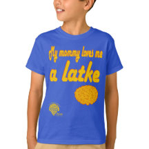 Kinderen Hanukkah T-shirt - "Mijn mammie houdt van