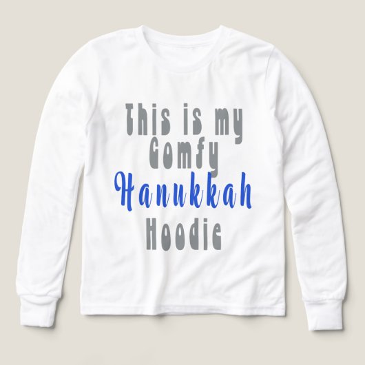 Kinderen Hanukkah trui met capuchon (Voorkant)