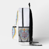 Kinderen Happy Birthday schooltas met taart Bedrukte Rugzak (Rechts)