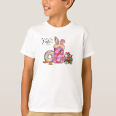 Kinderen Happy Pasen T-Shirt (Voorkant)