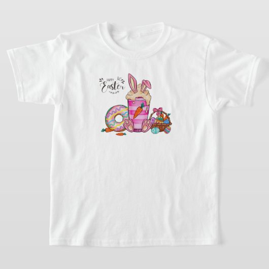 Kinderen Happy Pasen T-Shirt (Laagn)