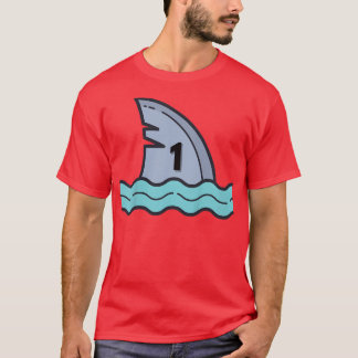 Kinderen Happy Shark Verjaardag 1 Jaar Oud Kindere T-shirt