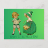 kinderen Happy St. Patrick's Day Briefkaart (Voorkant)