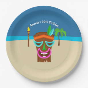 Kinderen Hawaiaanse Luau Feest Papieren Bordje