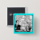 Kinderen Hebben Funny Retro Knop Badge Humor Vierkante Button 5,1 Cm (Voorkant /achterkant)