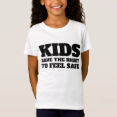KINDEREN HEBBEN HET RECHT OM VEILIG MAART TE VOELE T-SHIRT (Voorkant)