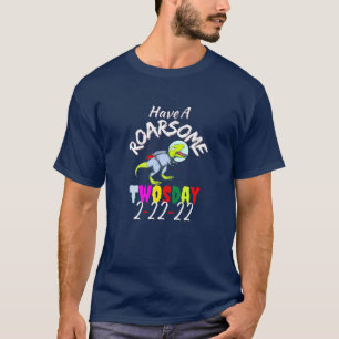 Kinderen hebben twee keer een roargium 2-22-22 din t-shirt