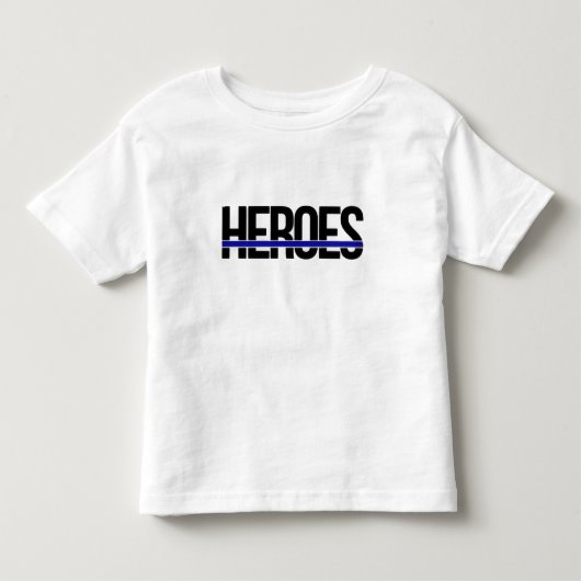 kinderen held blauwe lijn  kinder shirts (Voorkant)