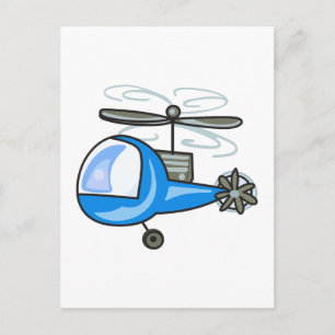 KINDEREN HELICOPTER BRIEFKAART