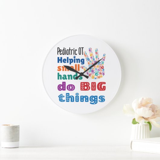 Kinderen helpen kleine handen grote dingen te doen grote klok (Huis)