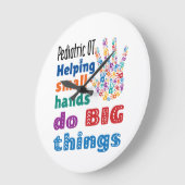 Kinderen helpen kleine handen grote dingen te doen klok (Hoek)