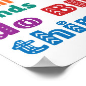 Kinderen helpen kleine handen grote dingen te doen poster (Hoek)