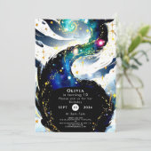 Kinderen Hemelse Ruimte Verjaardag Kaart (Staand voorkant)