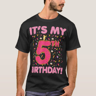 Kinderen Het is mijn 5e Snoep Bonbons 5 jaar. T-shirt