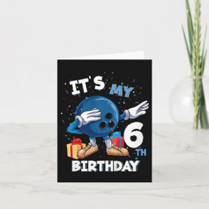 Kinderen Het Is Mijn 6e Verjaardag 6 Jaar Oud Bowl Kaart