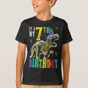Kinderen Het is mijn 7e verjaardag Happy 7 jaar di T-shirt