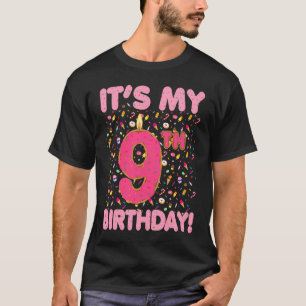 Kinderen Het is mijn 9e Snoep Bonbons 9 jaar. T-shirt