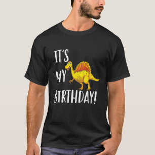 Kinderen Het is mijn Birthday dinosaurus T-shirt