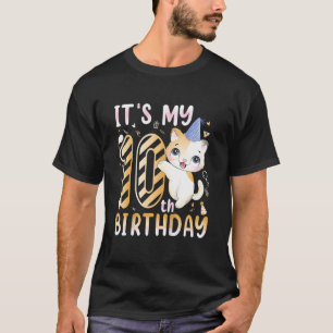 Kinderen het is mijn tiende verjaardag voor de 10 t-shirt