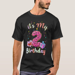 Kinderen Het is mijn tweede verjaardag 2 jaar oude T-shirt