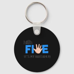 Kinderen High Five - Coole 5-jarige kinderverjaard Sleutelhanger