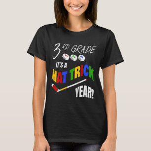 Kinderen Hockey Speler - Hat Trick - 3e Leerjaar - T-shirt