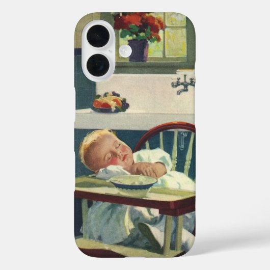 kinderen, hoeszetkamer keuken voor Baby Case-Mate iPhone Case (Achterkant)