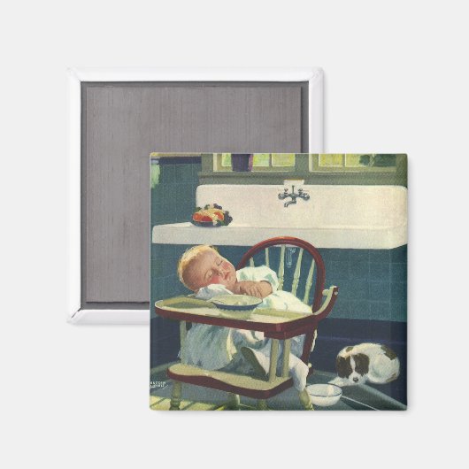  kinderen, hoeszetkamer keuken voor Baby Magneet (Voorkant / Achterkant)