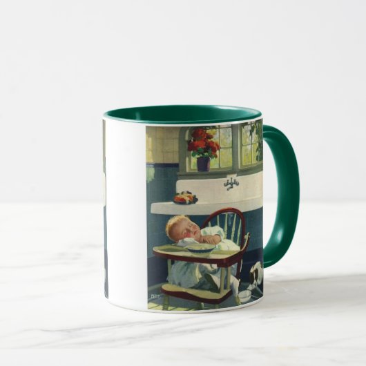  kinderen, hoeszetkamer keuken voor Baby Mok (Voorkant rechts)